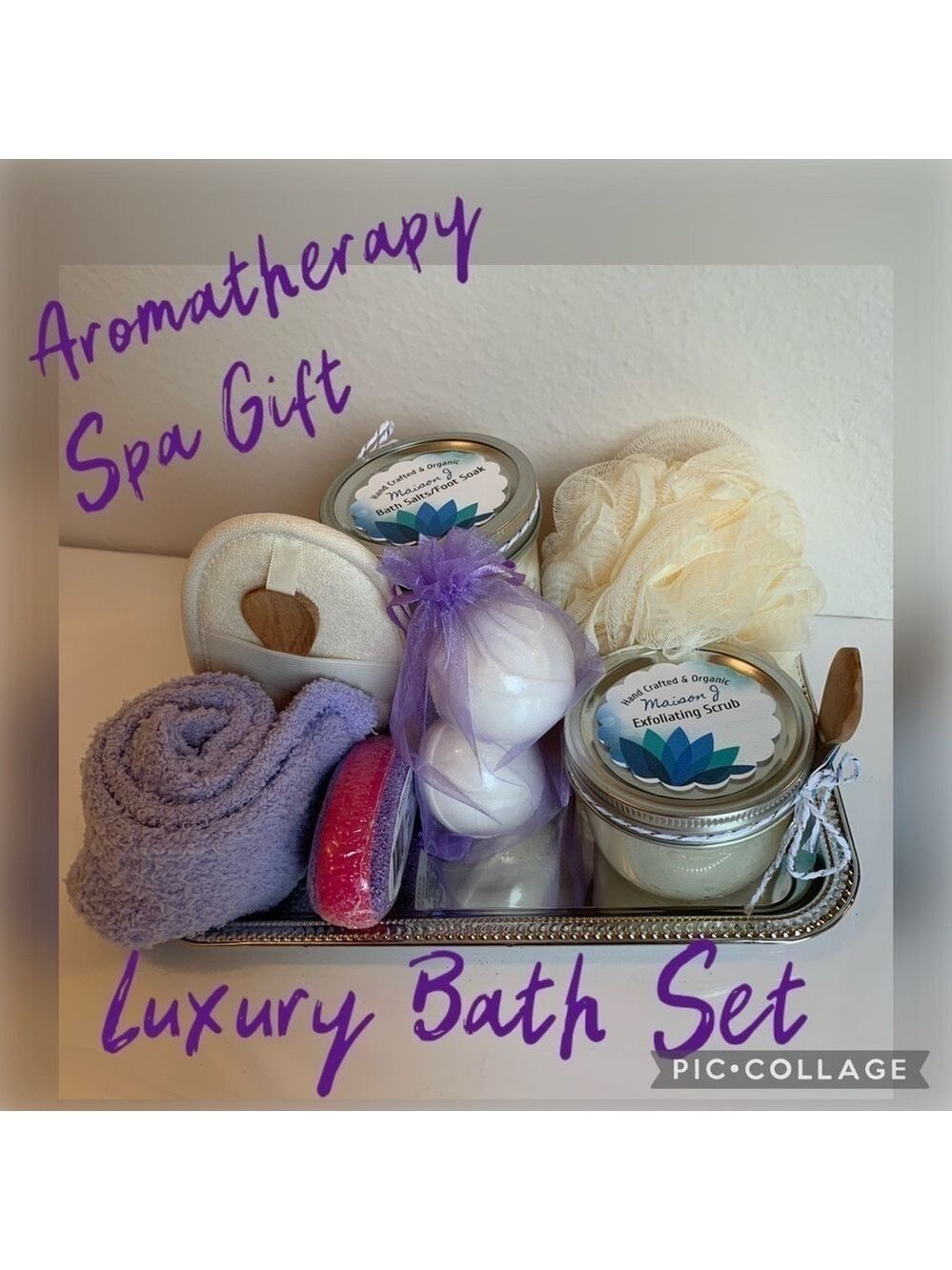 Aromatherapy Spa Bath Gift Set Organic
